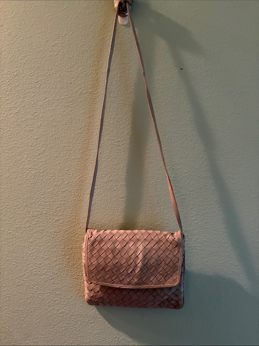 BottegaVeneta Flap Crossbody Bag -beige